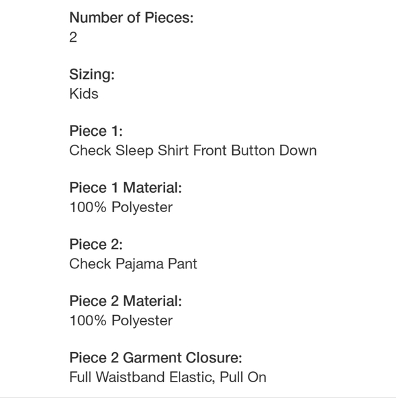 Wondershop Kids Holiday Buffalo Check Flannel Matching Family Pajamas Set Red - Picture 5 of 6